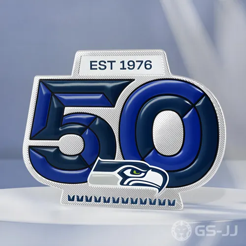 Seahawks 50 Anniv TPU Patch Seahawks 50 Anniv TPU Patch