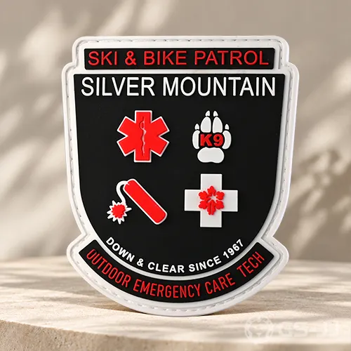 Silver Mountain PVC Custom EMS Patches Silver Mountain PVC Custom EMS Patches