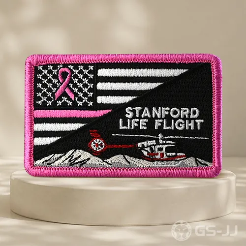 Stanford Life Flight Embroidered Custom EMS Patches Stanford Life Flight Embroidered Custom EMS Patches