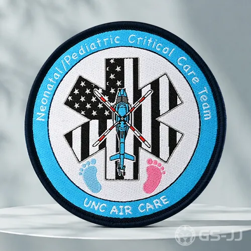 UNC Air Care Woven Custom EMS Patches UNC Air Care Woven Custom EMS Patches