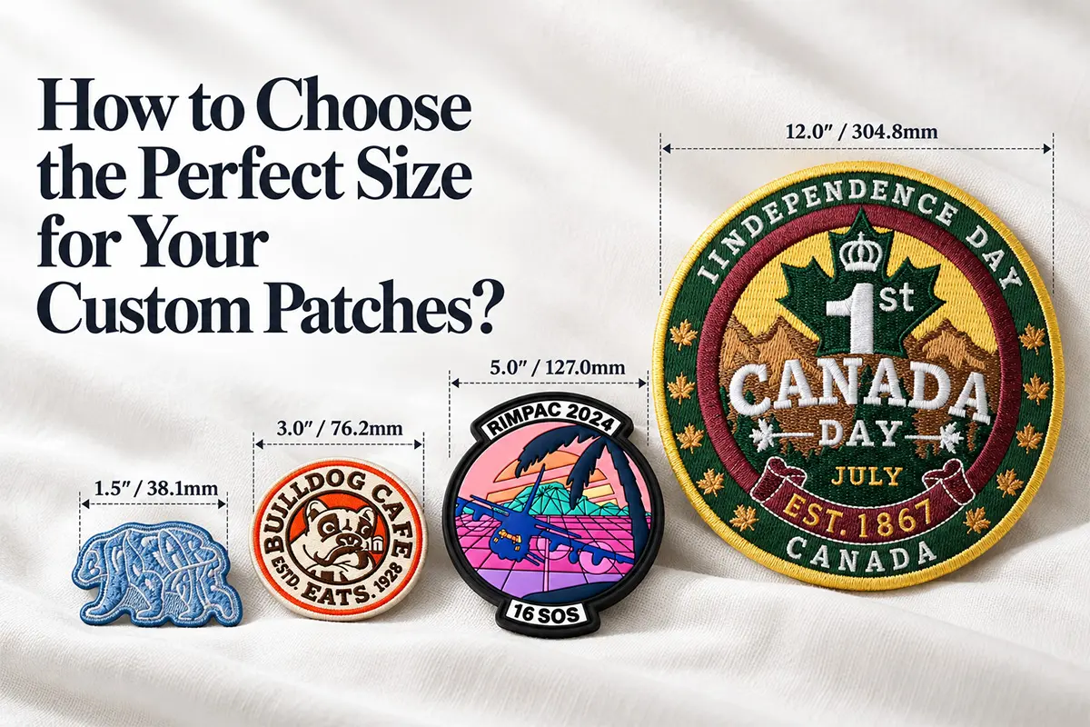 How to Choose the Perfect Size for Your Custom Patches?