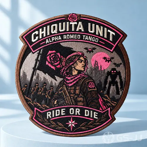 Chiquita Unit Alpha Romeo Tango Embroidered Patch Chiquita Unit Alpha Romeo Tango Embroidered Patch
