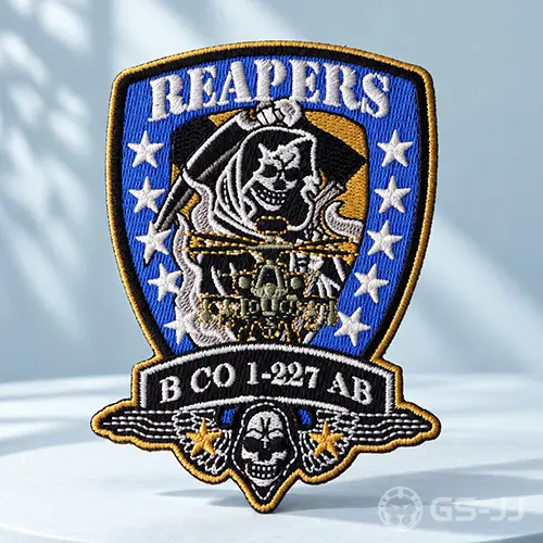 Reapers Aviation Battalion Embroidered Patch Reapers Aviation Battalion Embroidered Patch