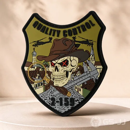 Quality Control Custom Tactical PVC Patches Quality Control Custom Tactical PVC Patches