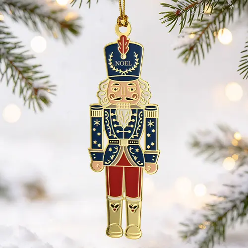 Nutcracker Soldier Brass Christmas Ornament Nutcracker Soldier Brass Christmas Ornament
