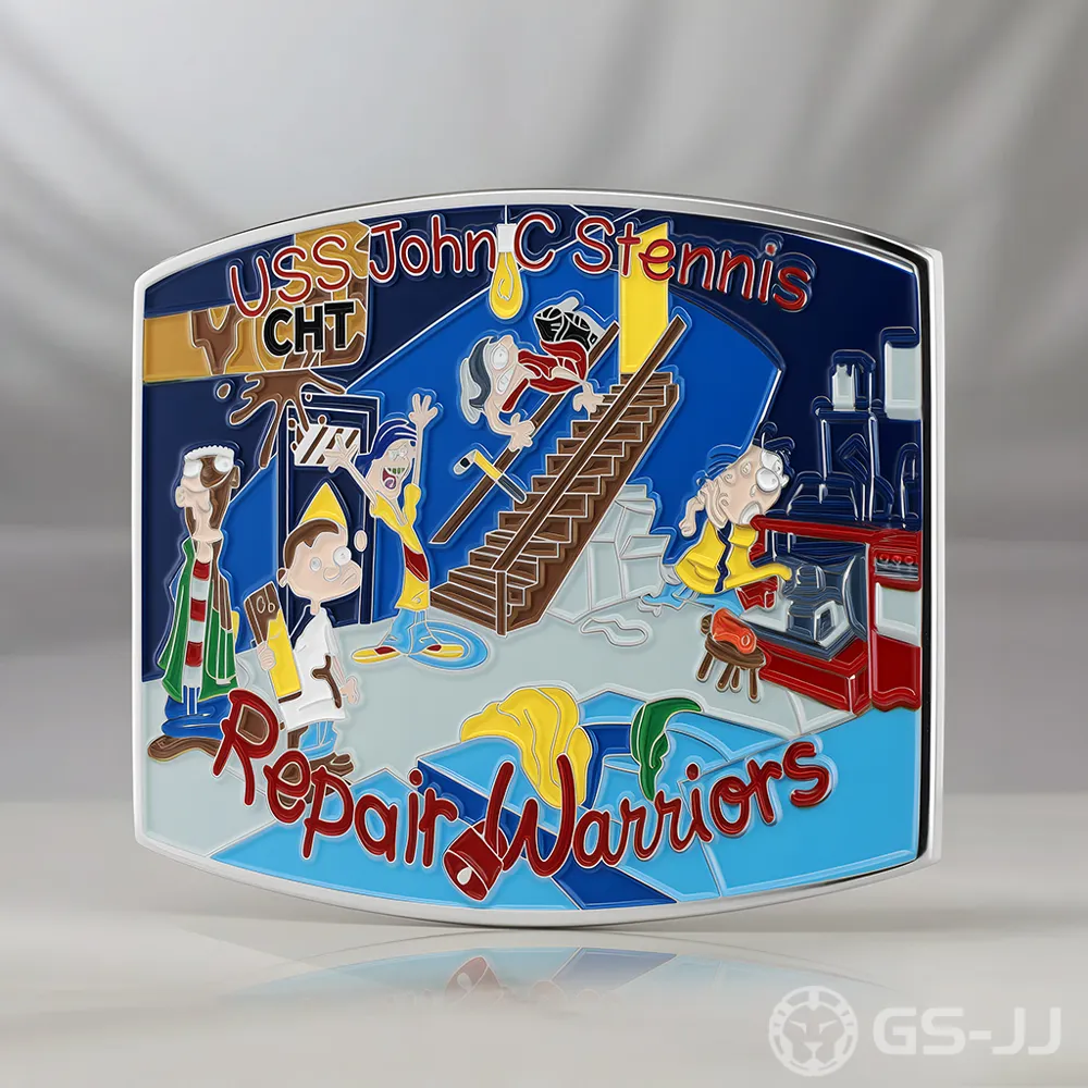 Custom Stennis Repair Warriors Belt Buckles Custom Stennis Repair Warriors Belt Buckles