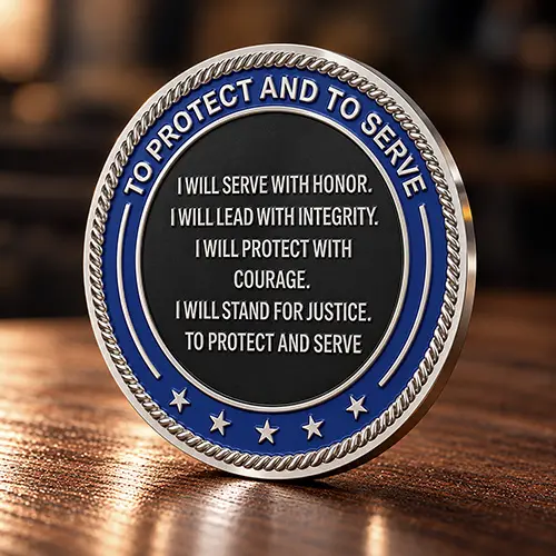 Police Officer Oath Coins Police Officer Oath Coins