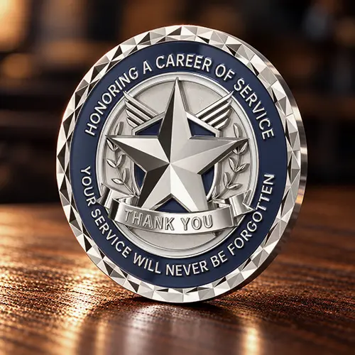 Police Retirement Coins Police Retirement Coins