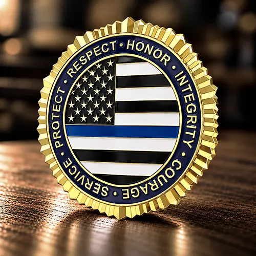 Righteous Lion Police Coins