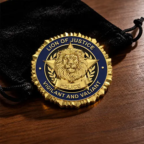 Righteous Lion Police Coins
