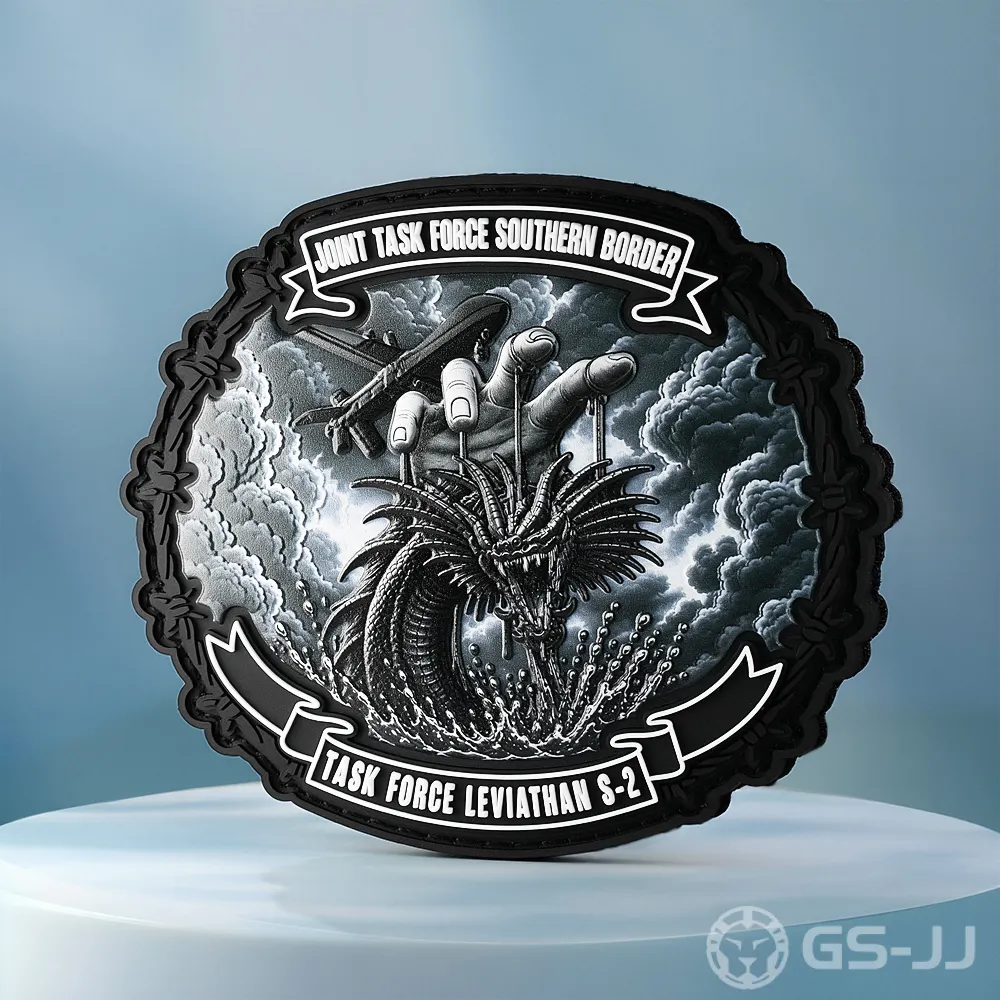 Custom UV Printed Dragon Task Force PVC Patches Custom UV Printed Dragon Task Force PVC Patches