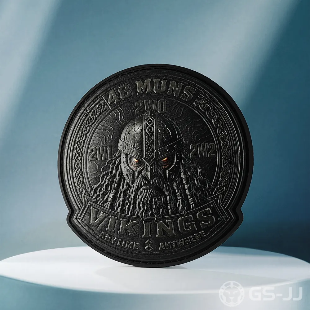 Custom UV Printed Viking Warrior PVC Patches Custom UV Printed Viking Warrior PVC Patches